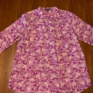 Women’s Roman’s Button Up Blouse Size 18W
